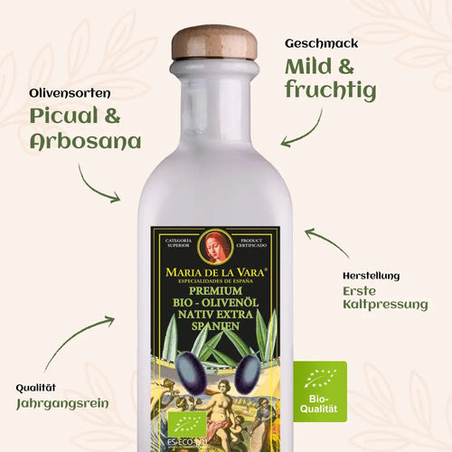 Maria de la Vara BIO Olivenöl Virgin Extra - 500 ml